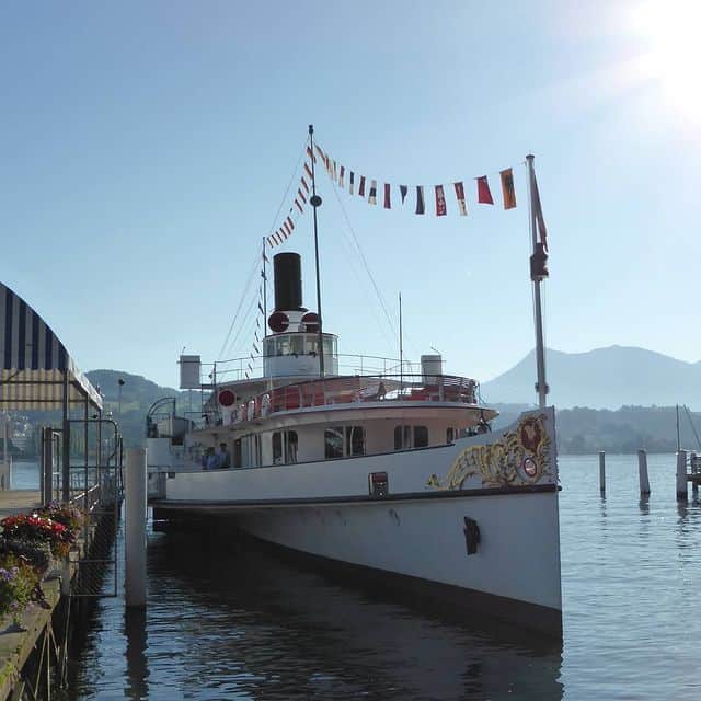 Brunch on a 100 year-old Steamer - Lucerne