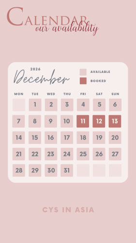 10 - Availability Booking Calendar - December