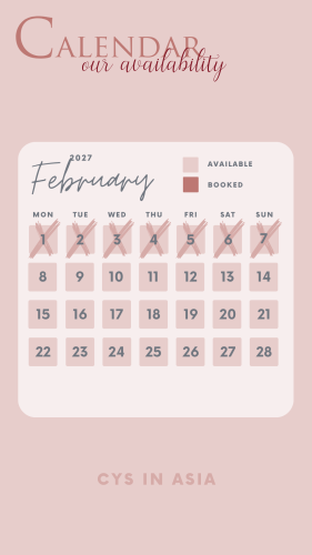 12 - Availability Booking Calendar - Feb27