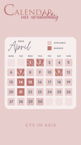 2 - Availability Booking Calendar - April
